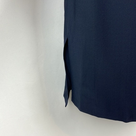 Eileen Fisher One Button Silk Lightweight Cardigan Jacket Navy‎ Blue Size S - Picture 6 of 10